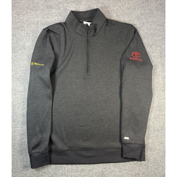 Nike Dri Fit Toyota 1/4 Zip Pullover Mens Medium Gray Quarter Zip Sweatshirt